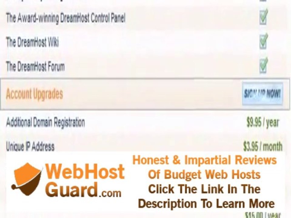 UNLIMITED Hosting at DREAMHOST for $4.45/month. Cheap & feature packed