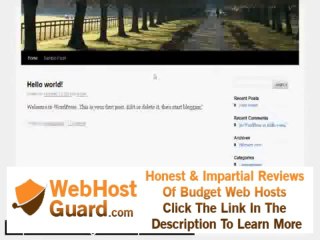 How to Install Wordpress in a Hosting Package, such as Hostgator or Hostmonster