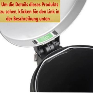 Angebote Brabantia Treteimer, Mülleimer, Abfalleimer, Papierkorb in Metallic Grau mit Kunststoffeinsatz und Flüsterdeckel...