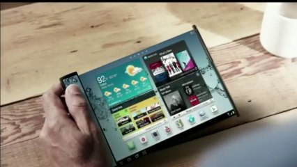 Samsung promete pantallas "completamente plegables" en 2015