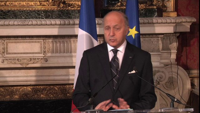Conference de Presse Laurent Fabius et Jose Antonio Meade Kuribrena (06/11/2013)