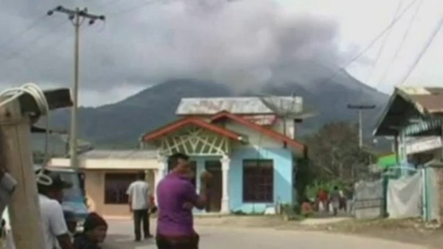 Indonesian volcano Mount Sinabung erupts