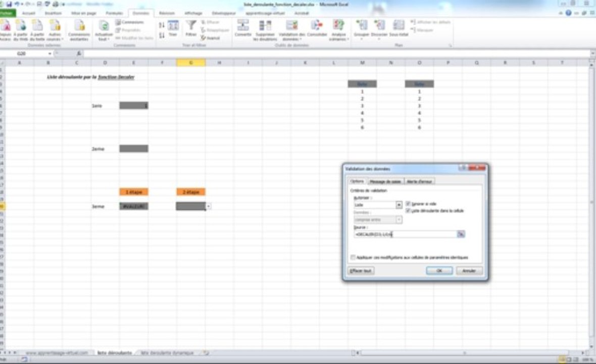 Excel Fonction Décaler Liste Déroulante – KNYNJ
