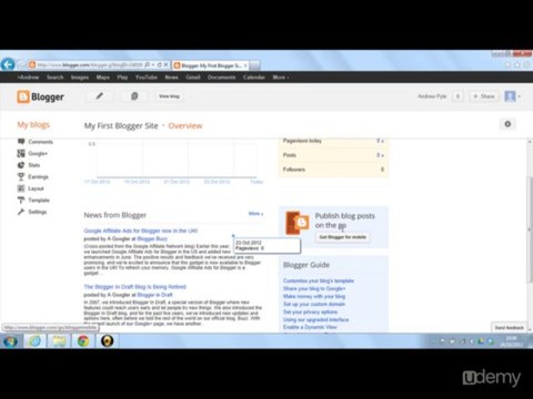 How To Create Websites Using Blogger-Lecture 9