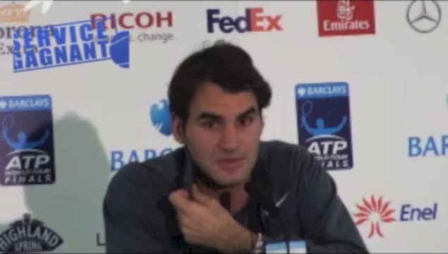 Masters Londres 2013 - Federer : Gasquet croit plus en lui qu'avant !