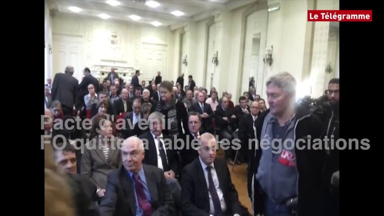 Pacte d'avenir. FO quitte la table des négociations