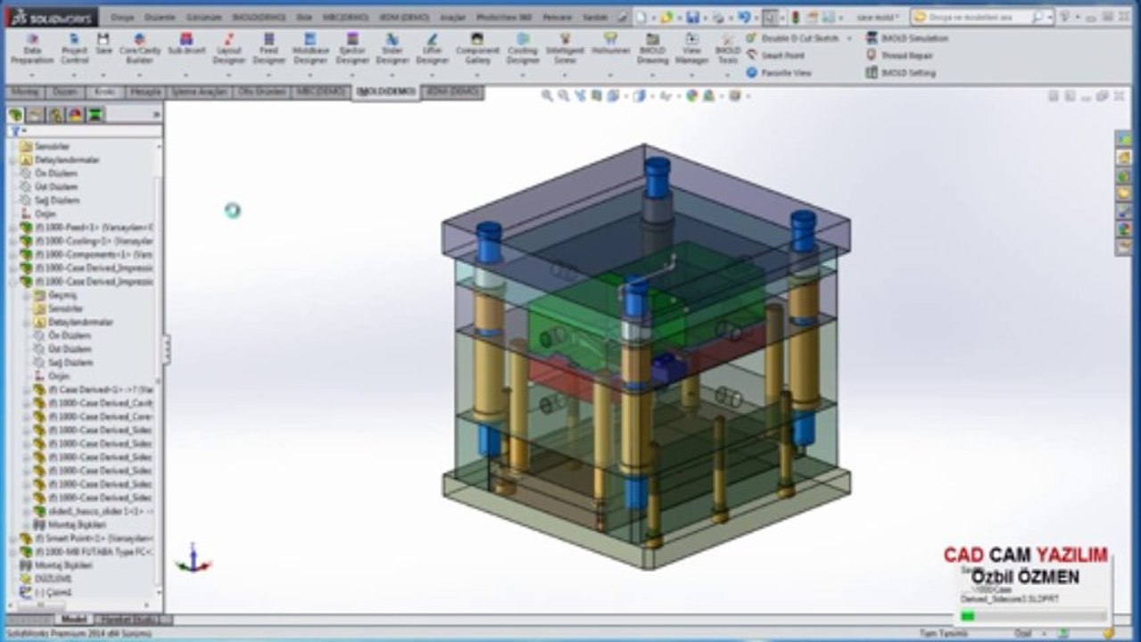 IMOLD-11 Kalıp Seti Tasarımı