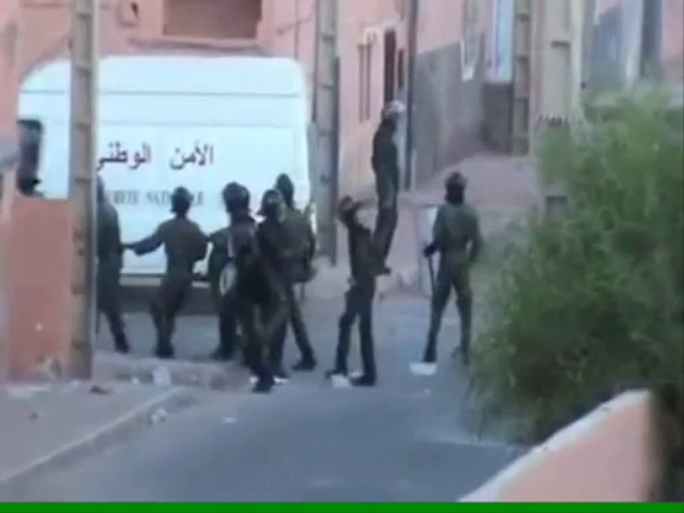 مواجهات العيون الصحراء الغربية اكتوبر 2013
