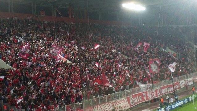 Ολυμπιακός, Ολυμπιακός στο ματς με την Μπενφίκα