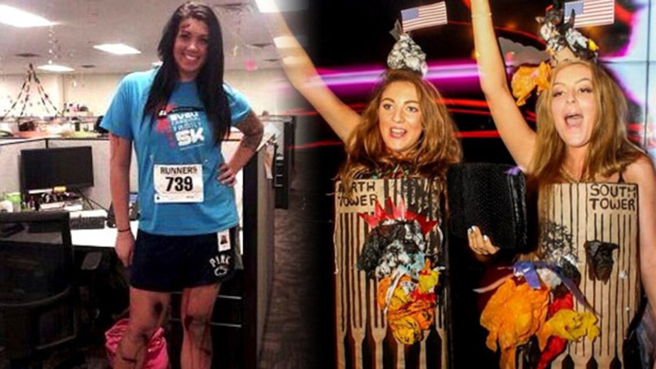 Offensive 9/11 & Boston Bombing Halloween Costumes Get Girls In Trouble