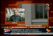 Conferencia de paz en Siria no se realizará este mes