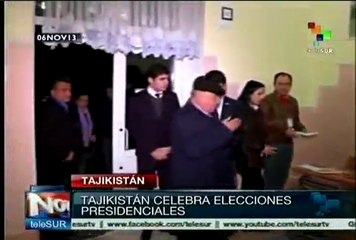 Comienzan elecciones presidenciales en Tayikistán