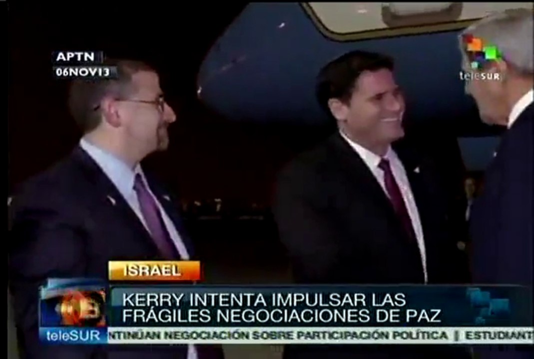 John Kerry intenta impulsar las negociaciones de paz en Medio Oriente