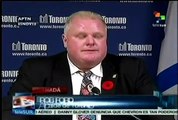 Alcalde de Toronto acepta que consumió crack pero no renunciará
