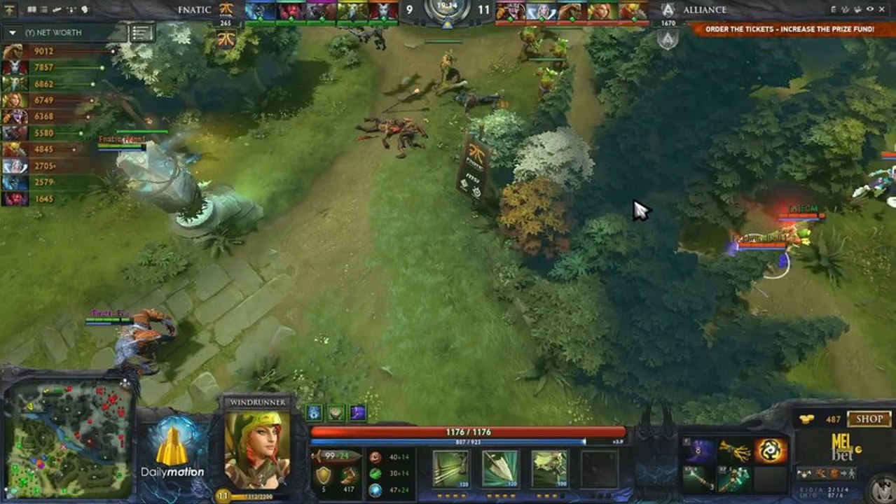 Fnatic EU vs The Alliance Game 1 - DOTA 2 Champions League - TobiWan & FATA