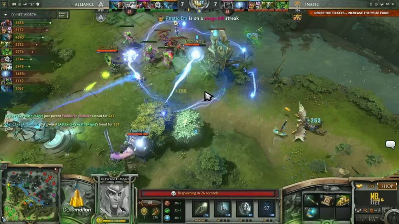 Fnatic EU vs The Alliance Game 2 - DOTA 2 Champions League - TobiWan & FATA