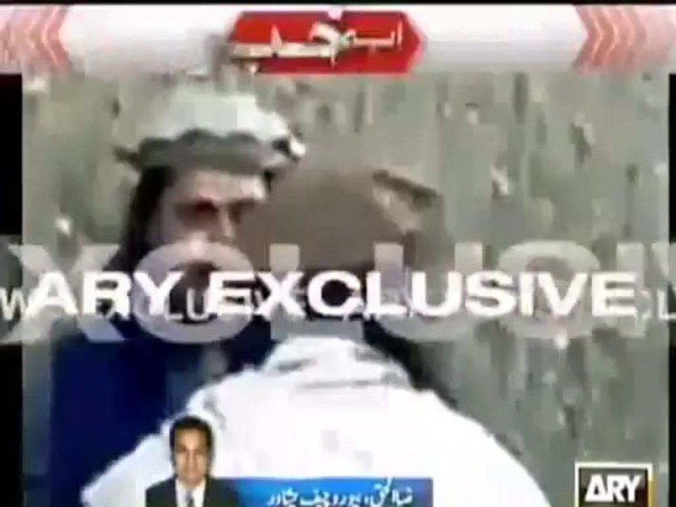 Hakimullah Mehsud's Last footage making fun of flying drone