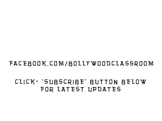 Bollywood Classroom- Who is That Girl- Episode 8