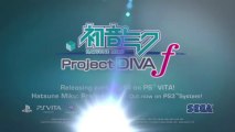 Hatsune Miku Project Diva F (VITA) - Trailer d'annonce