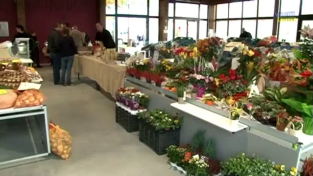 Marché des saveurs au marché couvert du Cateau.