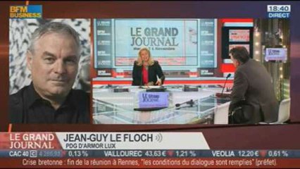 Yannick Le Bourdonnec et Jean-Guy Le Floch, dans Le Grand Journal - 06/11 3/4
