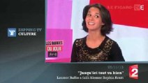 Zapping TV : Laurent Baffie lance un verre d'eau à Sophia Aram