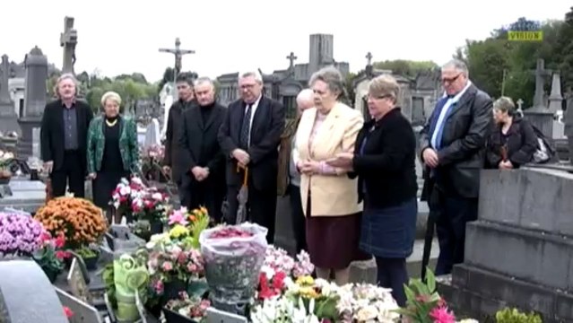 Visite des élus au cimetière du Cateau
