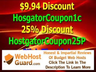 Download Video: Hostgator Coupon Codes 2013 - Maximum Discount Coupons