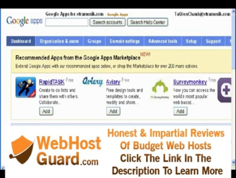 Tutorial Membuat Email di google apps edisi panduan Pusat Hosting