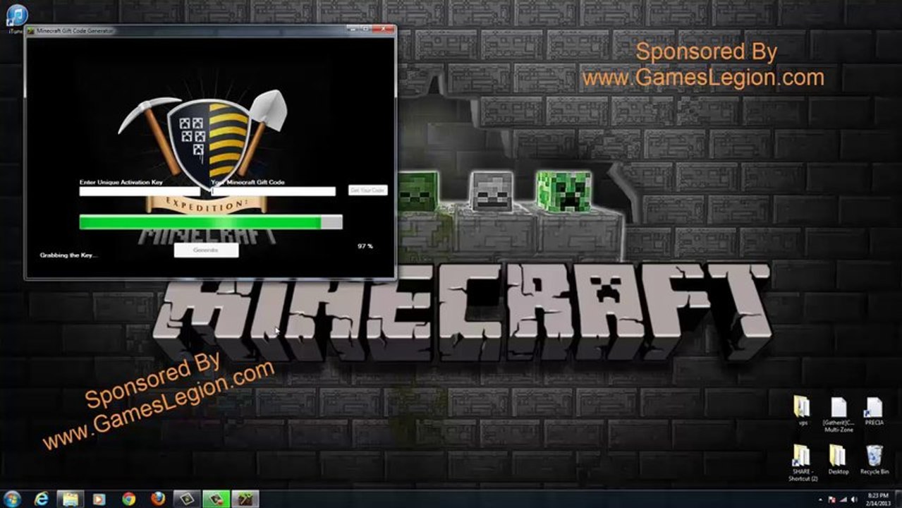 Minecraft Gift Code Generator