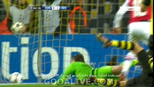 Aaron Ramsey Amazing Goal BV Borussia Dortmund Vs Arsenal FC 0-1 Gooalive.com ~ 06/11/2013