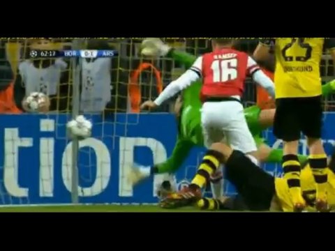 Borussia Dortmund - Arsenal Londyn 0:1 All Goals & Highlights (06.11.2013)