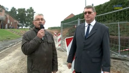 Travaux du chemin vert.