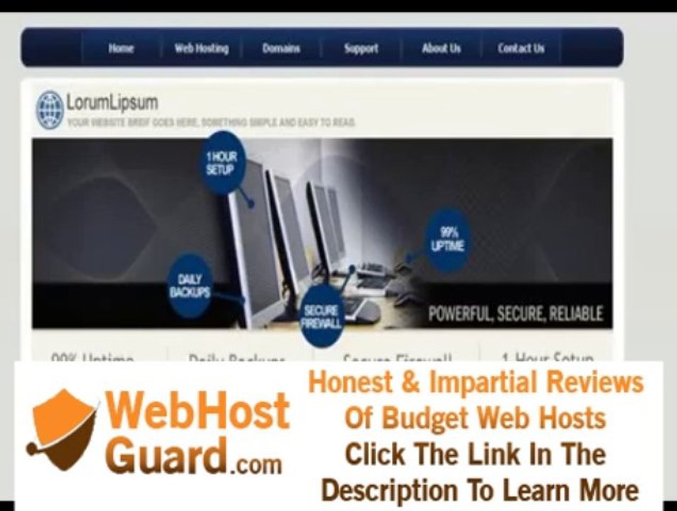 Preview Smooth Web Hosting/Tech Site Templates - Technology