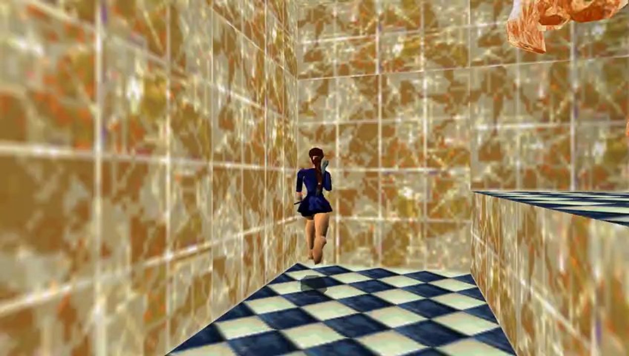 Tomb Raider 2: locking up Colt