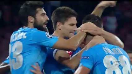 Napoli 3-2 Marsiglia amazing goal Inler Gokhan 6-11-2013