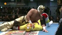 Captain New Japan, Hiroyoshi Tenzan & KUSHIDA vs. Jushin Thunder Liger, Manabu Nakanishi & Tiger Mask (NJPW)