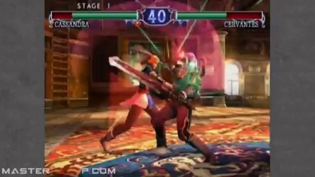 Soul Calibur II | HD Battle Theater | Cassandra Versus Cervantes | Nintendo GameCube (GCN)