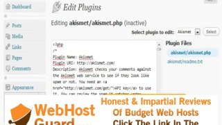 Web Hosting - WordPress - Plugins