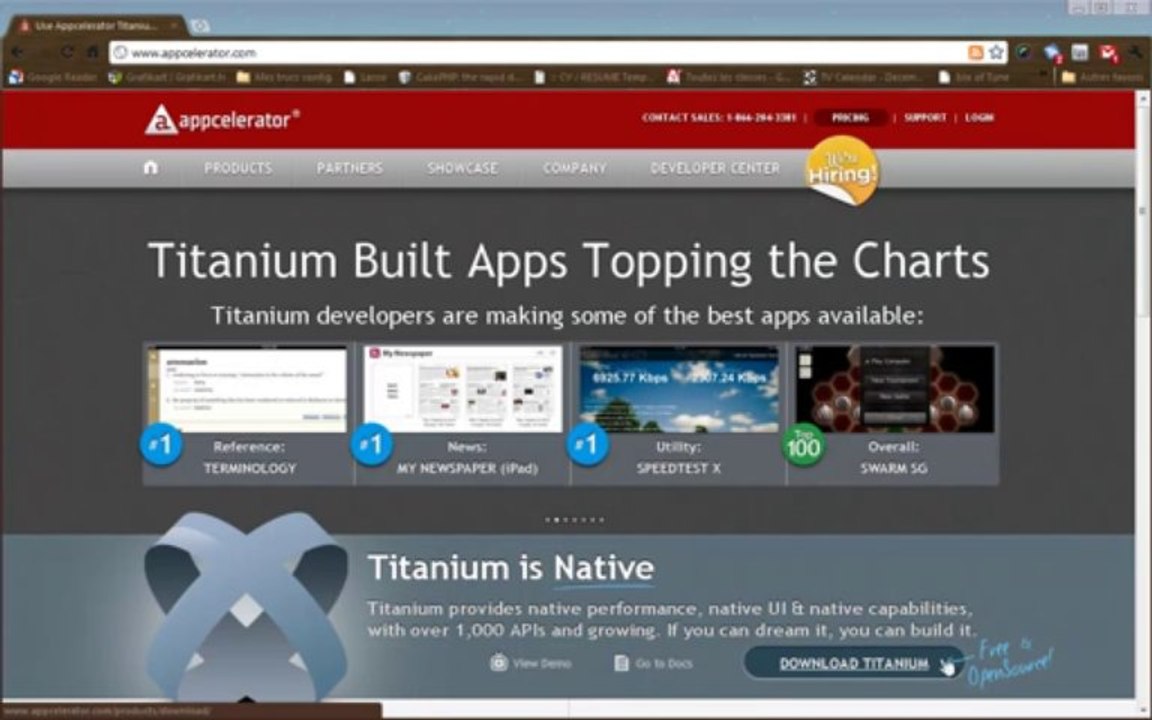 Tutoriel Appcelerator Titanium - Découverte de Titanium