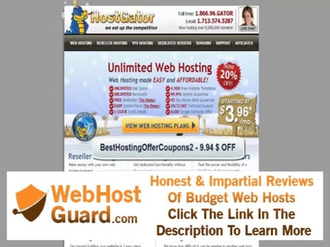 Best Site Wordpress Hosting - Web Hosting Tutorial 2013 + Coupons