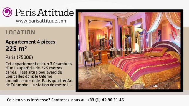 Appartement 3 Chambres à louer - Parc Monceau, Paris - Ref. 4137