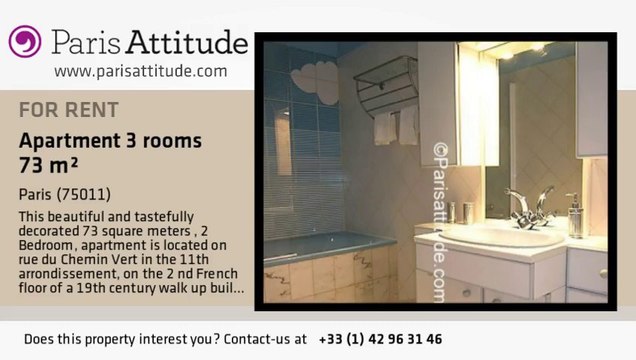 2 Bedroom Apartment for rent - Voltaire, Paris - Ref. 7670