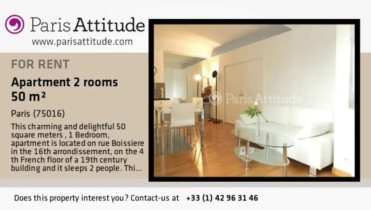 1 Bedroom Apartment for rent - Victor Hugo, Paris - Ref. 3023