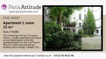 Studio Apartment for rent - Champs Elysées, Paris - Ref. 7475