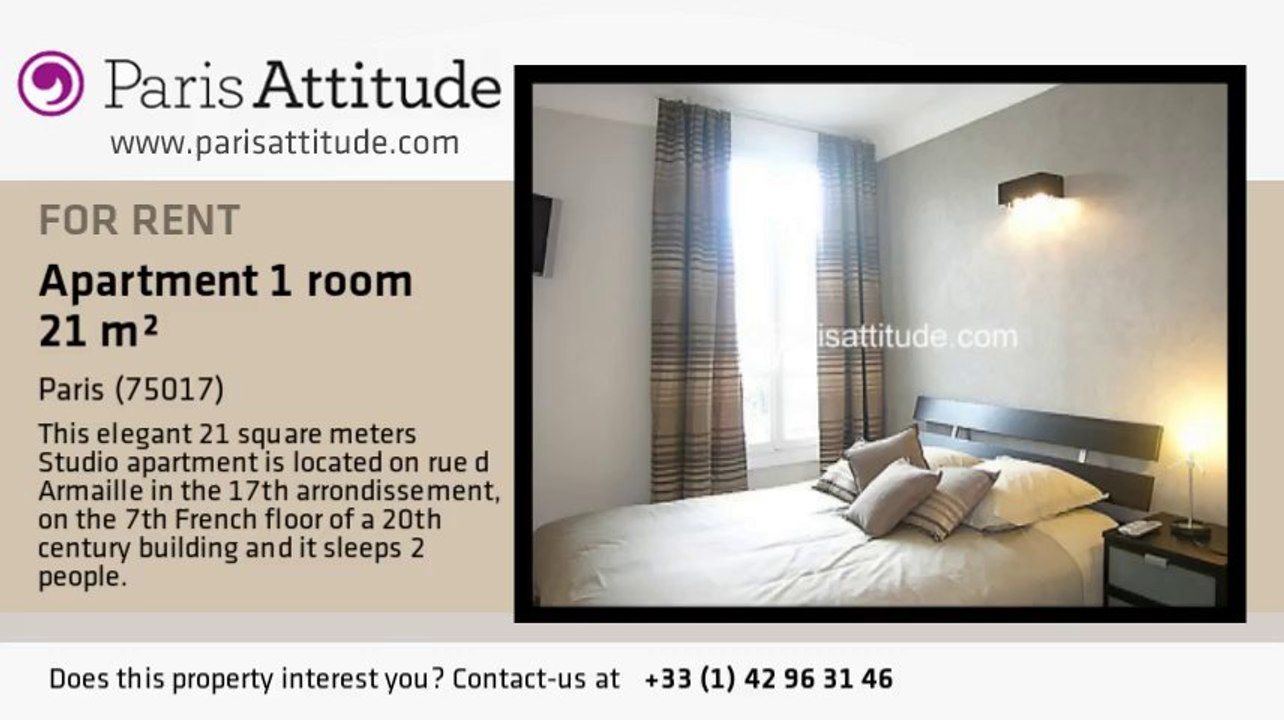 Studio Apartment for rent - Arc de Triomphe, Paris - Ref. 4840