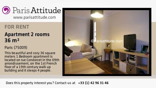 1 Bedroom Apartment for rent - Poissonnière, Paris - Ref. 4641
