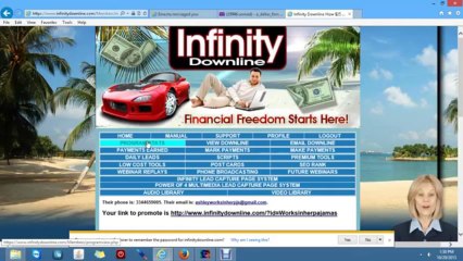 Turn 25.00 into 3000.00 Infinity Downline proof!!!