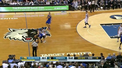 la blessure de Stephen Curry face aux Wolves