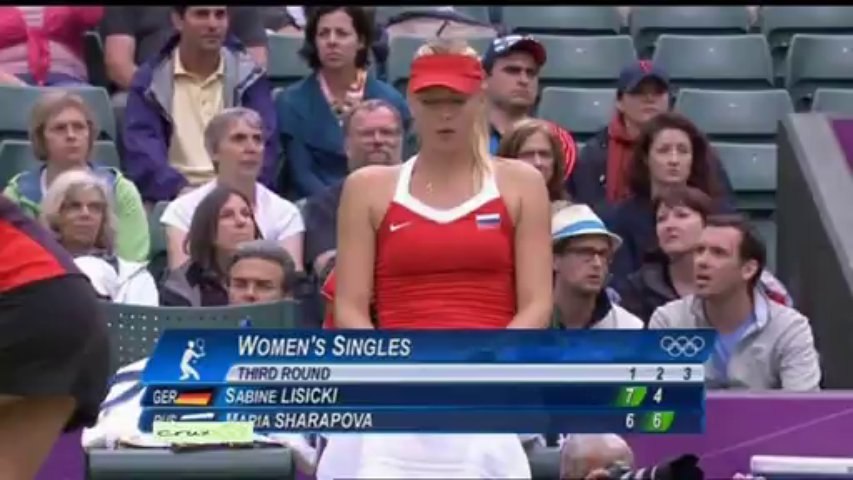 Olympic London 2012 3rd Round Highlight Maria Sharapova vs Sabine Lisicki